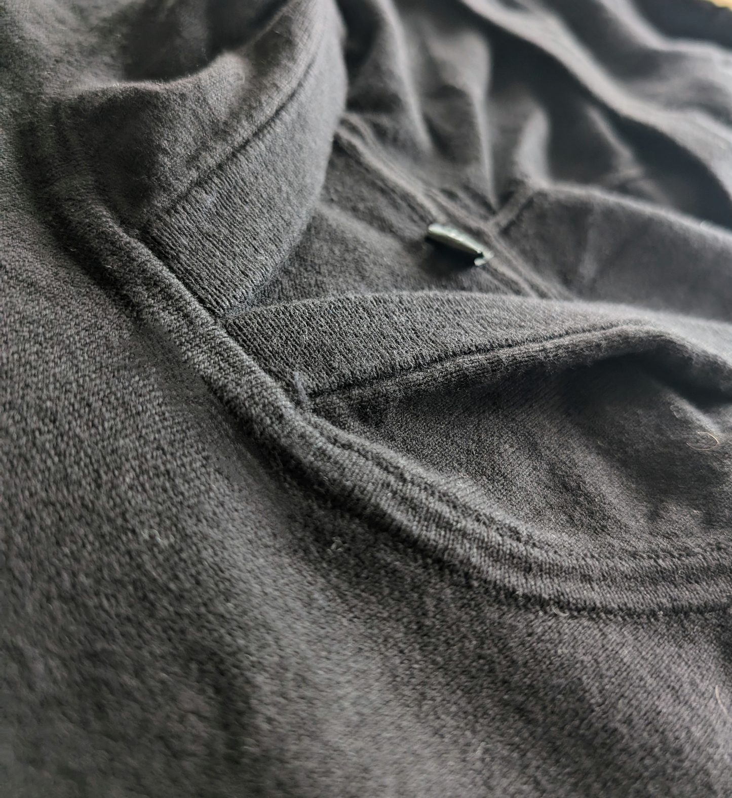 Knit Hoodie - Black