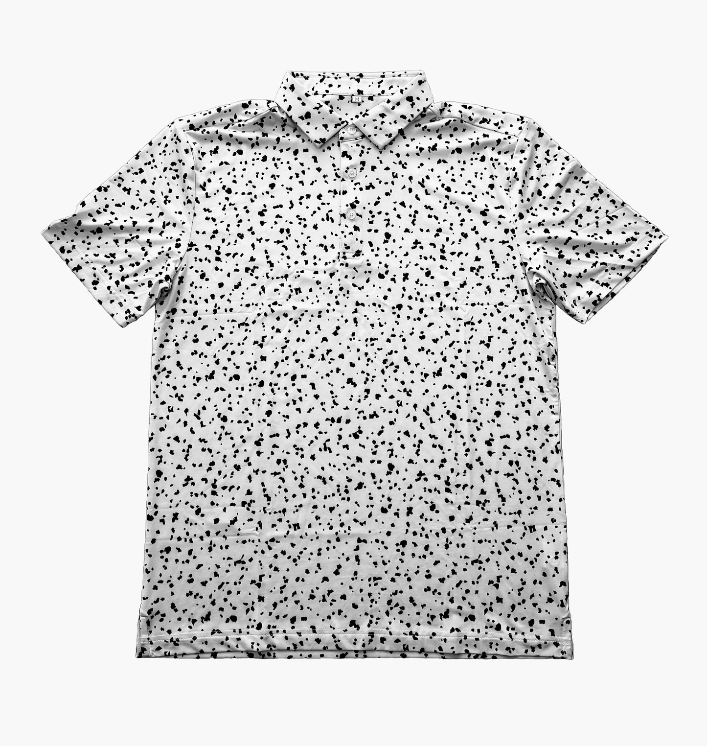 White/Black Spotted Polo