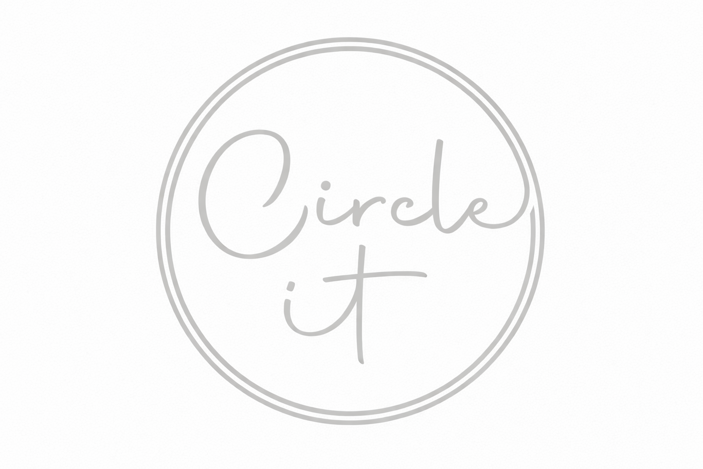 Circle It - Black/Gray