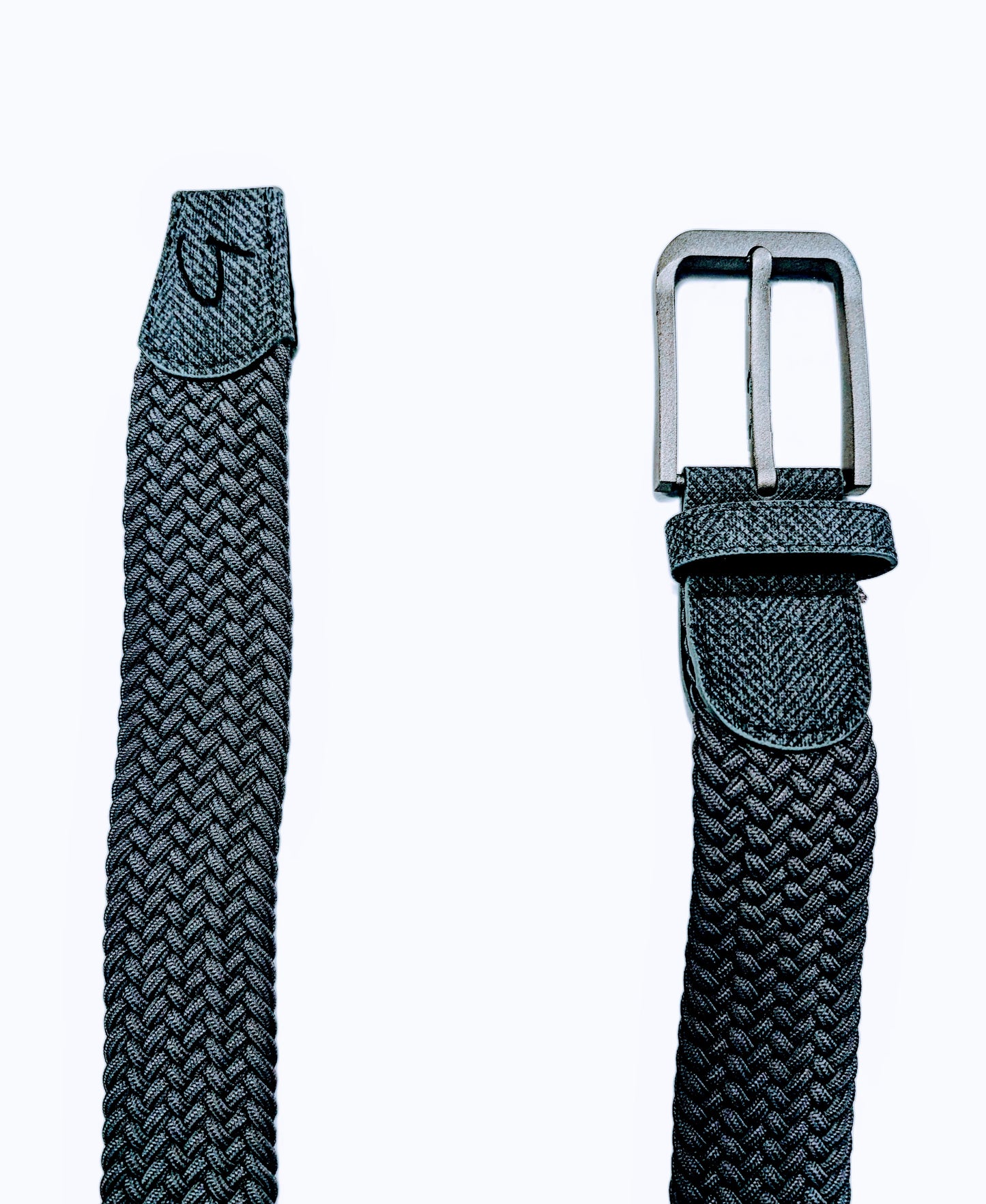 Braided Belt - Dark Grey