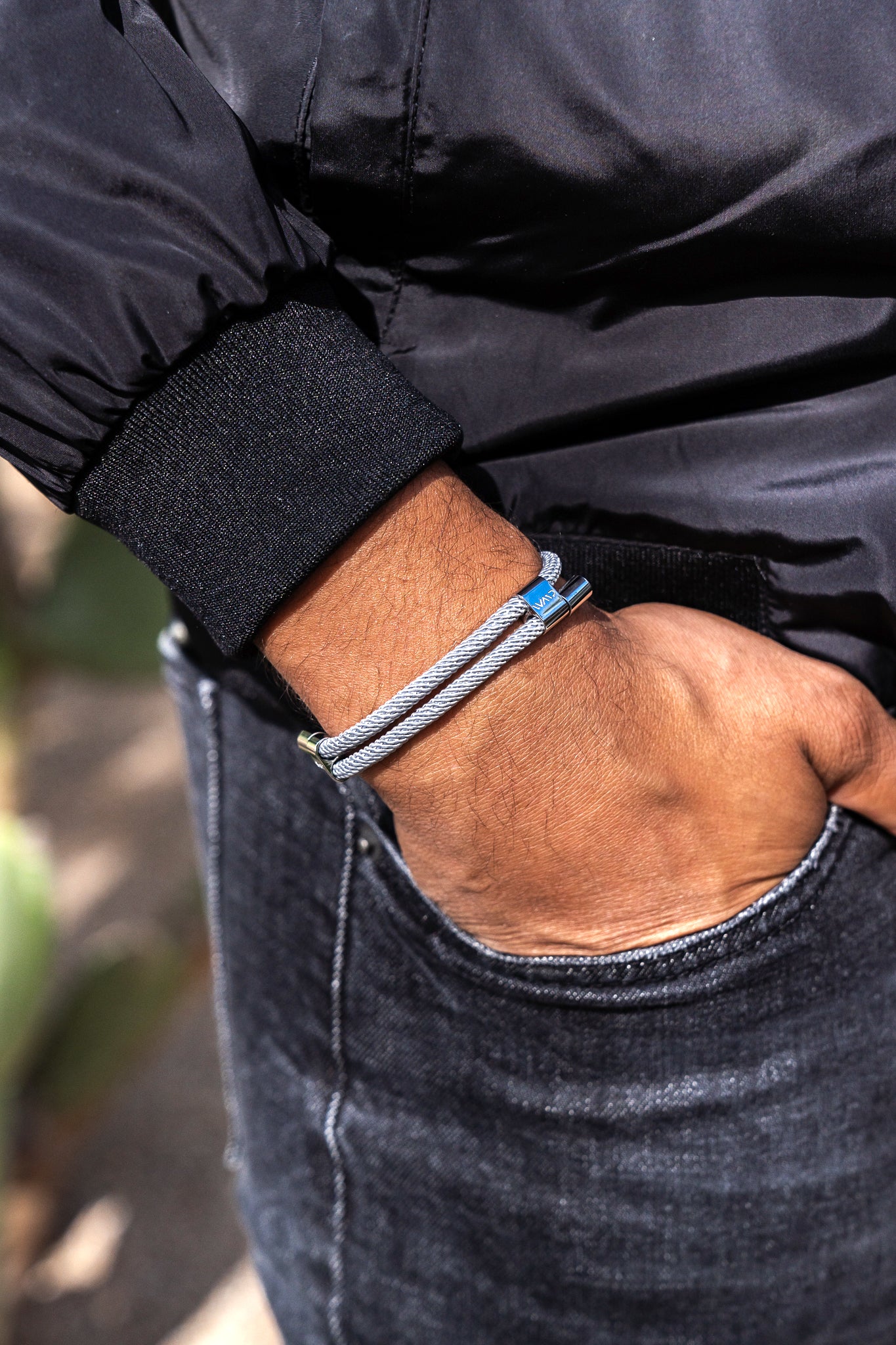 KNOX Bracelet - Silver and Grey