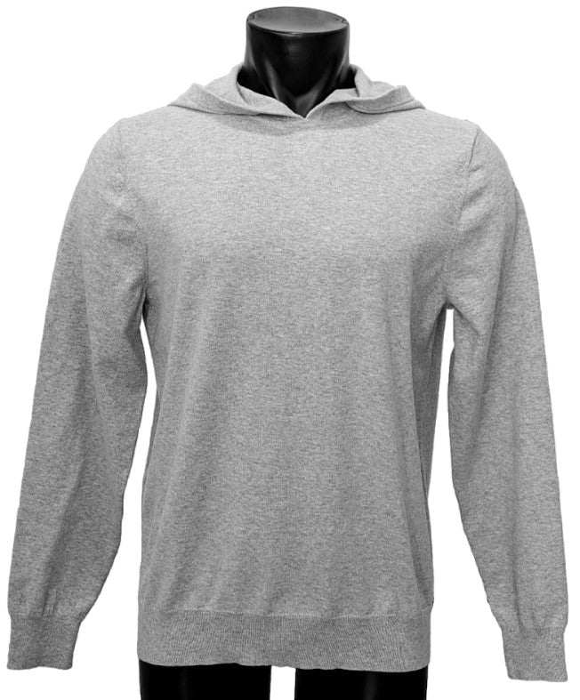Knit Hoodie - Light Gray