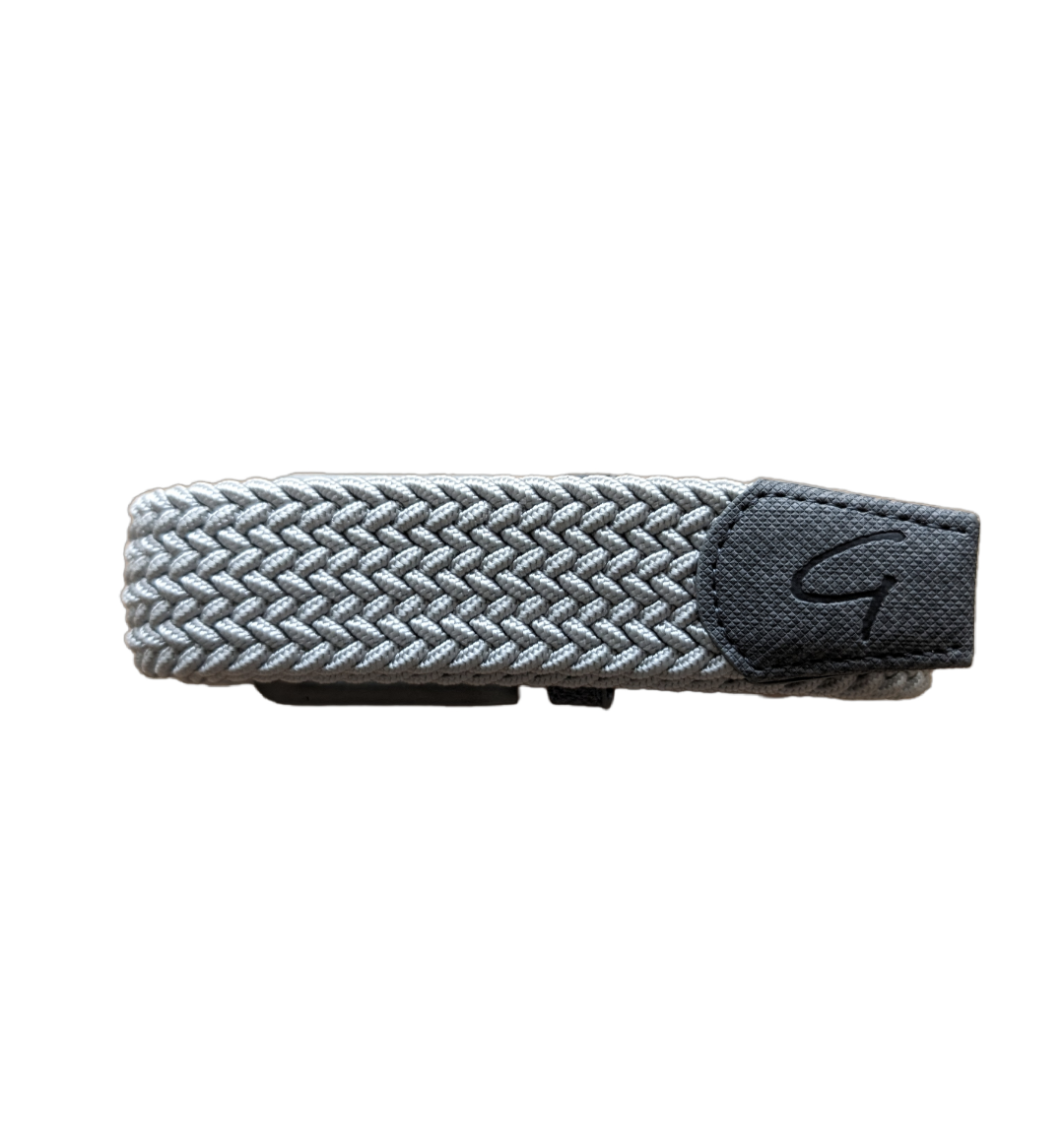 Braided Belt - Light Grey