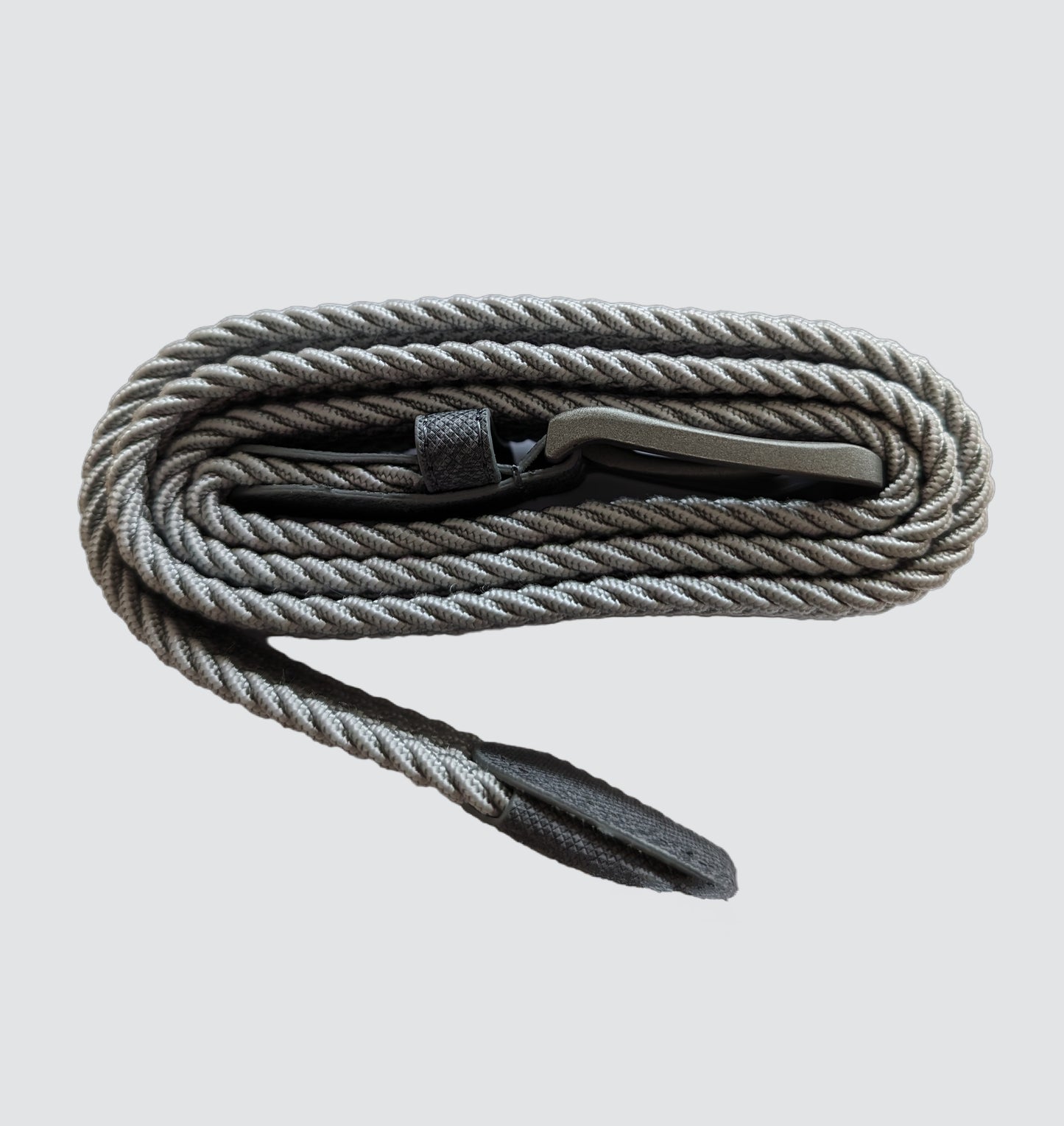 Braided Belt - Light Grey