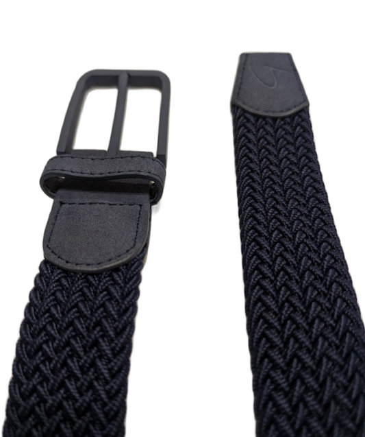 Braided Belt - Navy