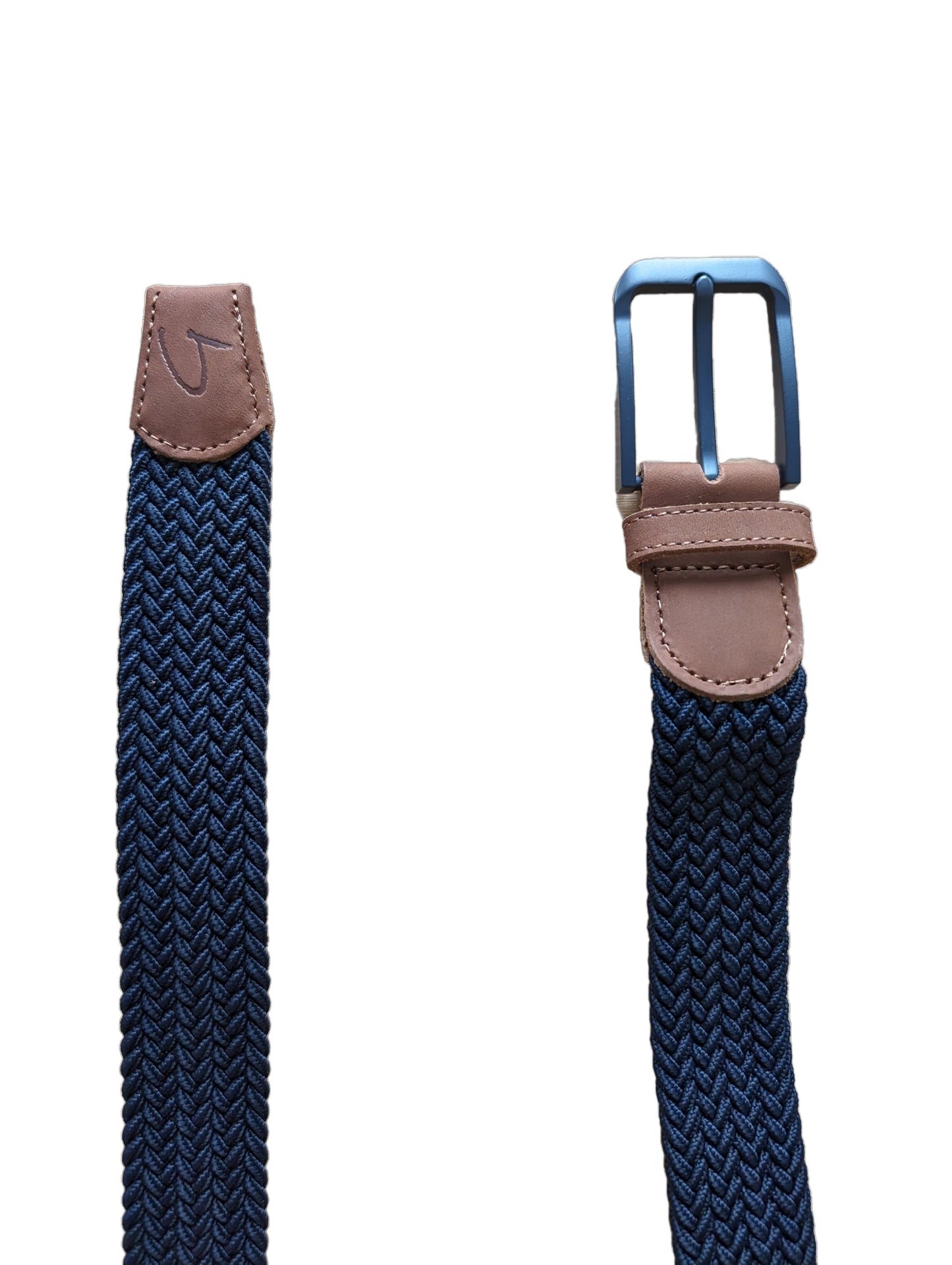Braided Belt - Navy