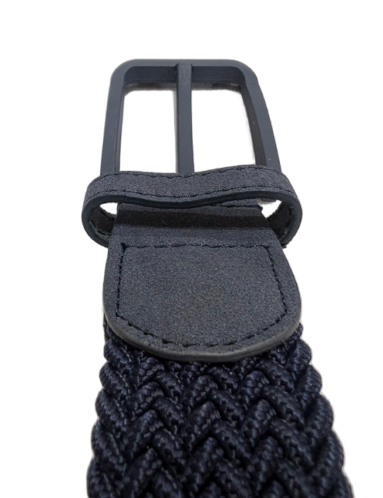 Braided Belt - Navy