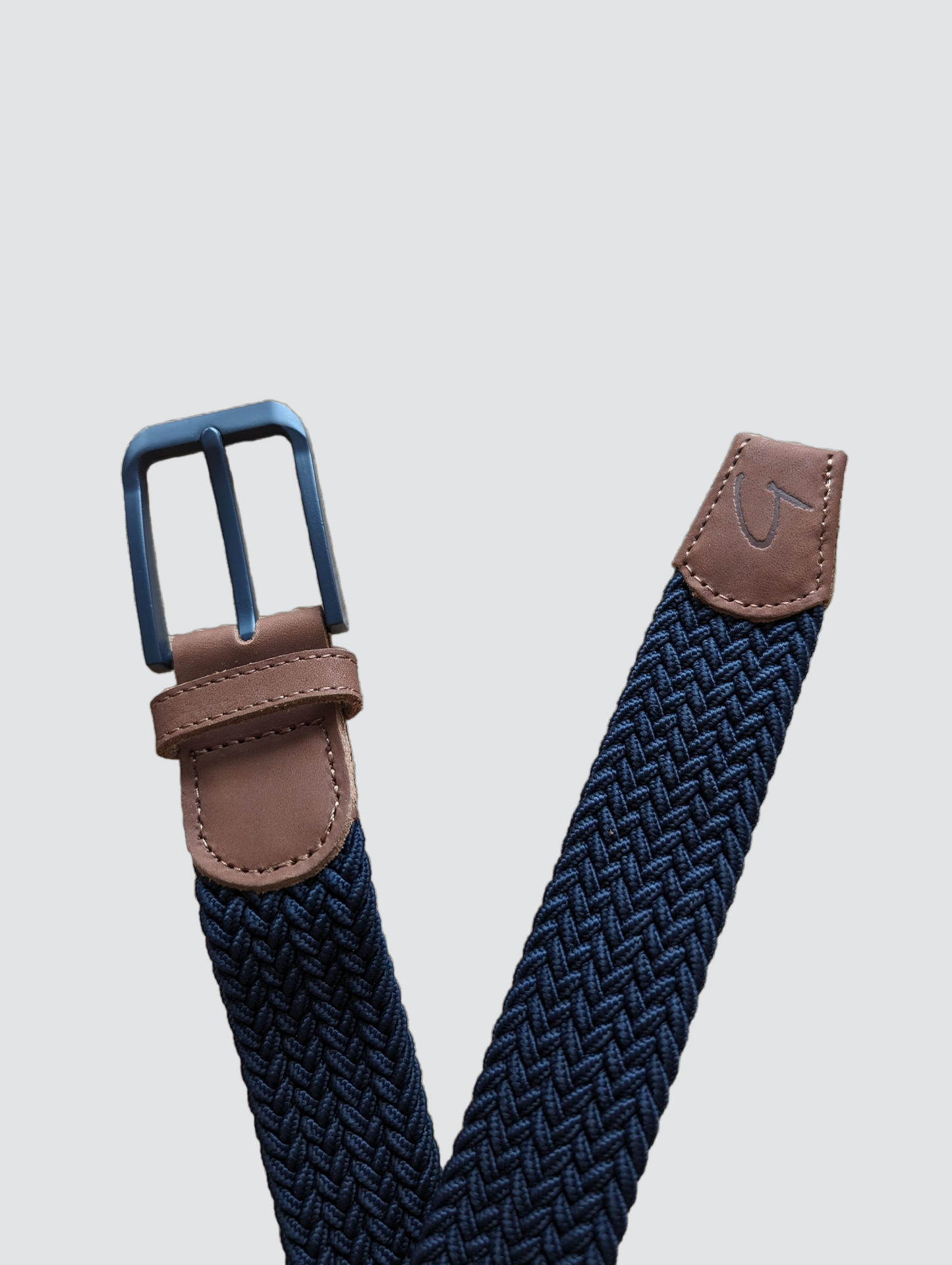 Braided Belt - Navy