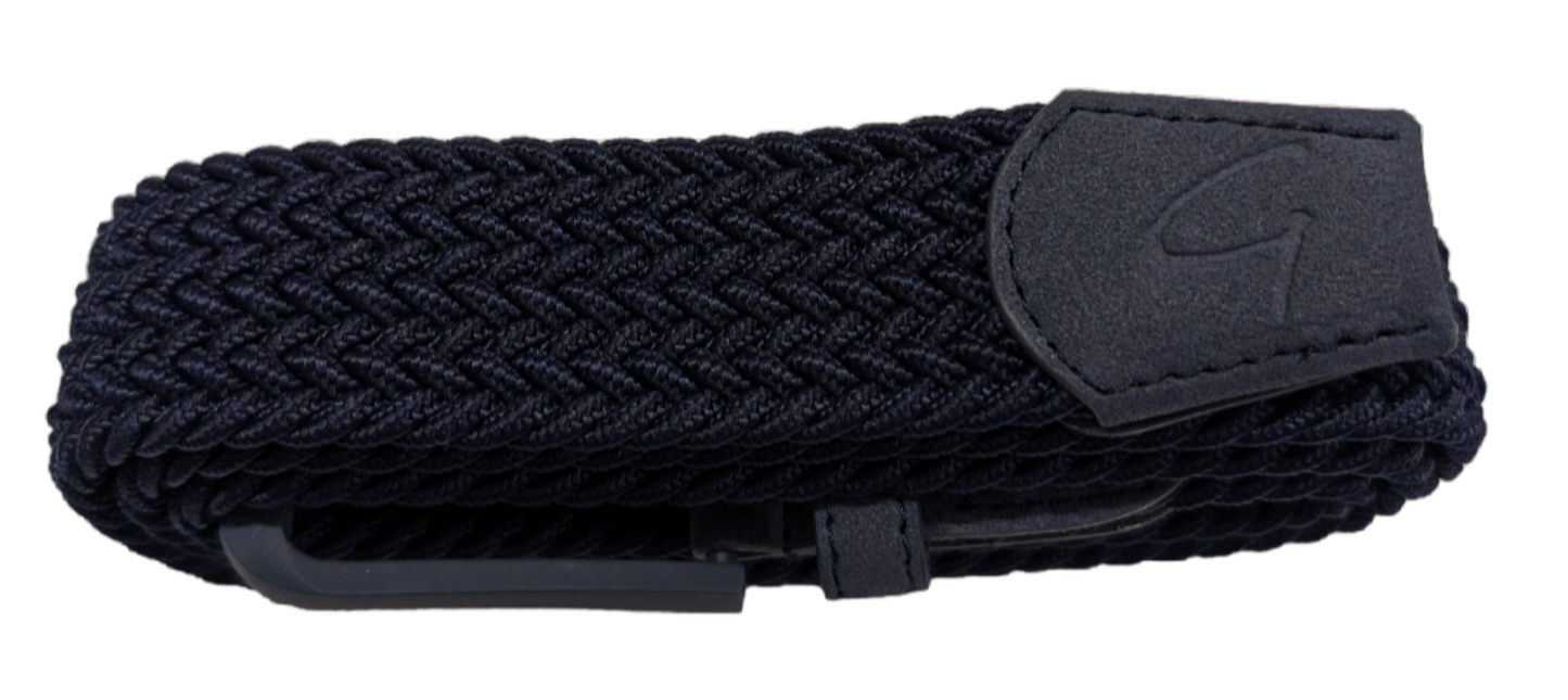 Braided Belt - Navy
