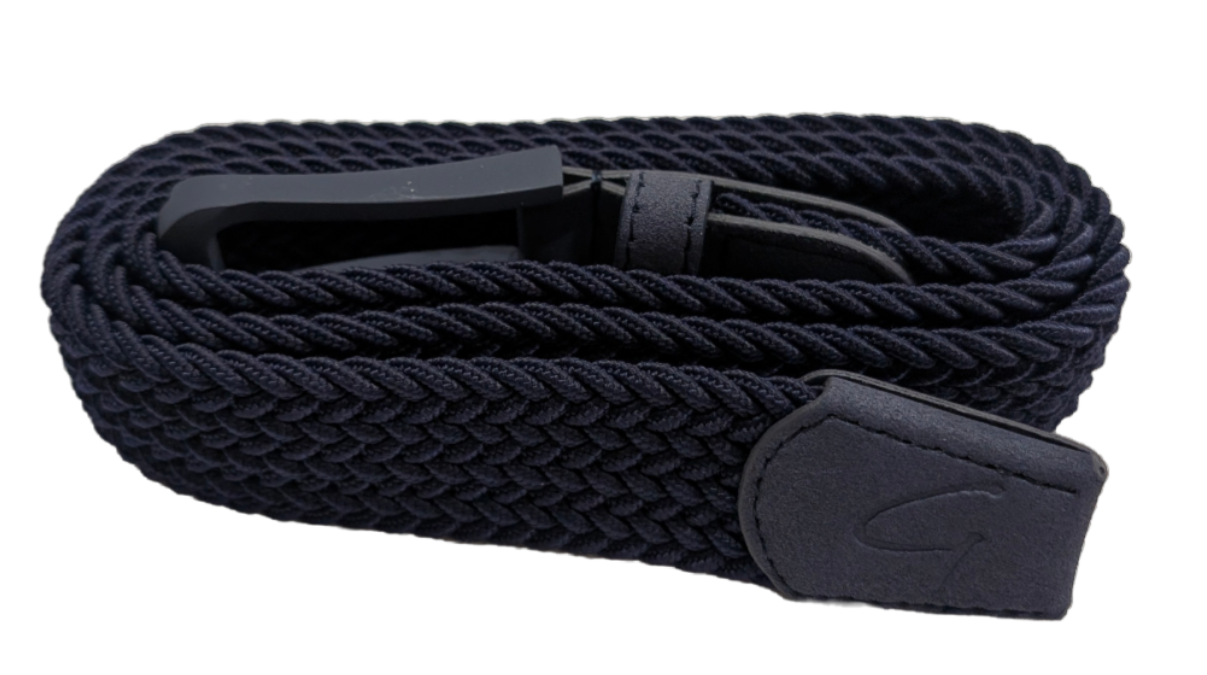 Braided Belt - Navy