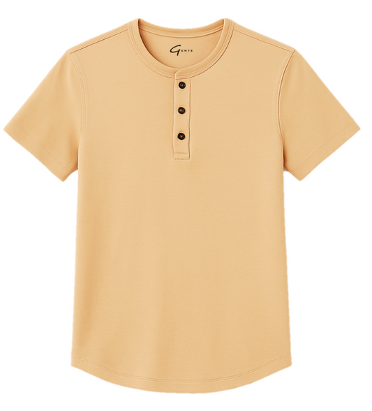 Golden Tan Henley