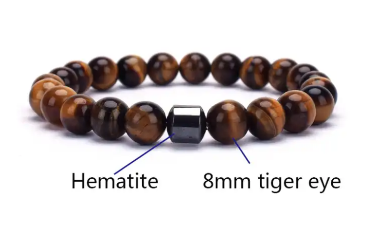 Hematite Stone Bracelet (Multiple Styles)