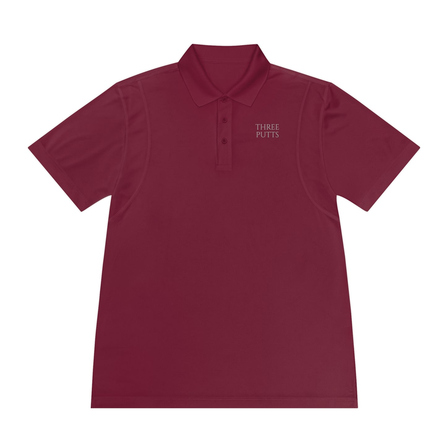 THREE PUTT Polo - 100% Polyester (Multiple Colours)