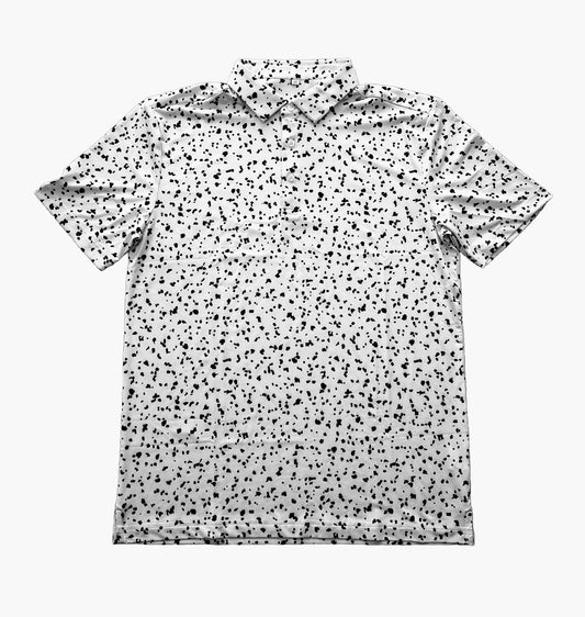 White/Black Spotted Polo