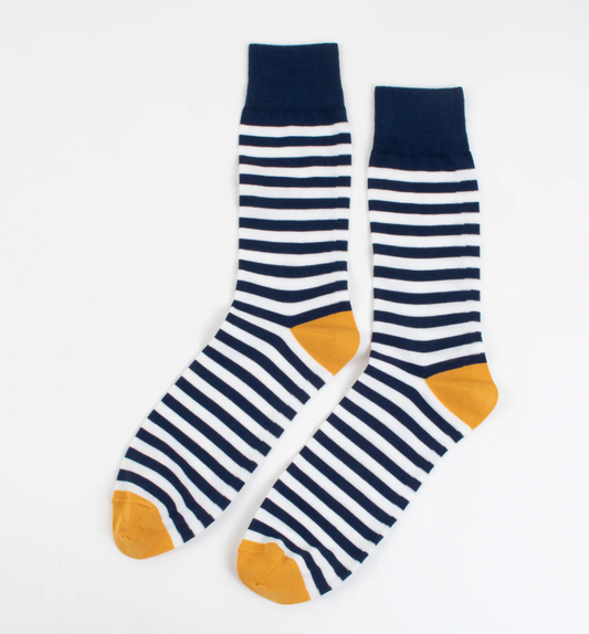 Blue & White Stripes