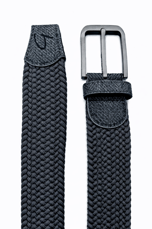 Braided Belt - Dark Grey