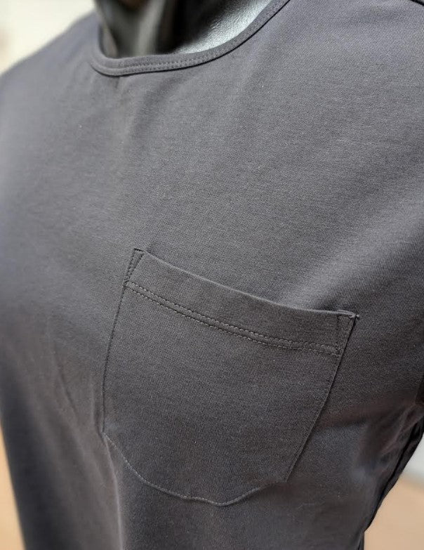 Pocket Tee - Charcoal