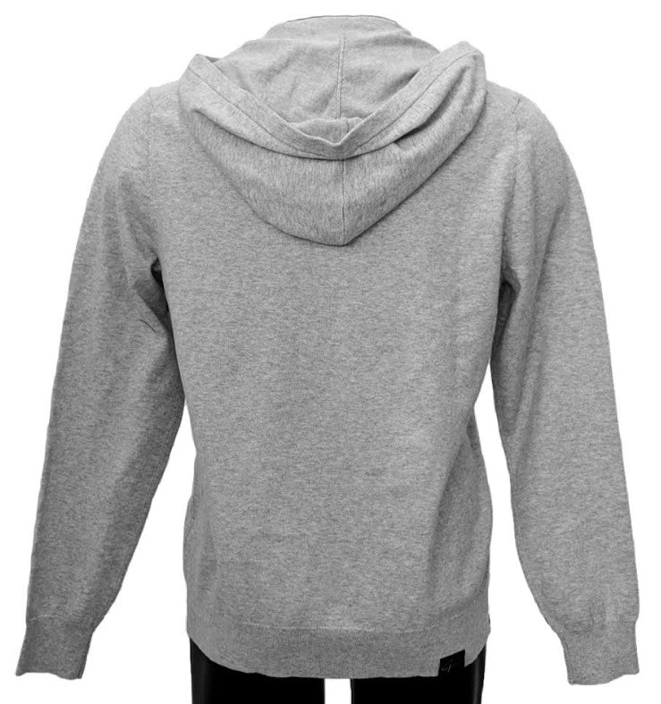 Knit Hoodie - Light Gray