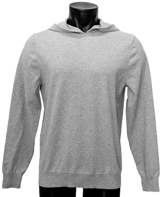 Knit Hoodie - Light Gray