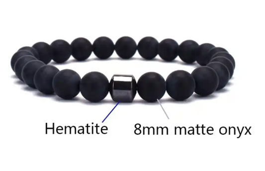 Hematite Stone Bracelet (Multiple Styles)