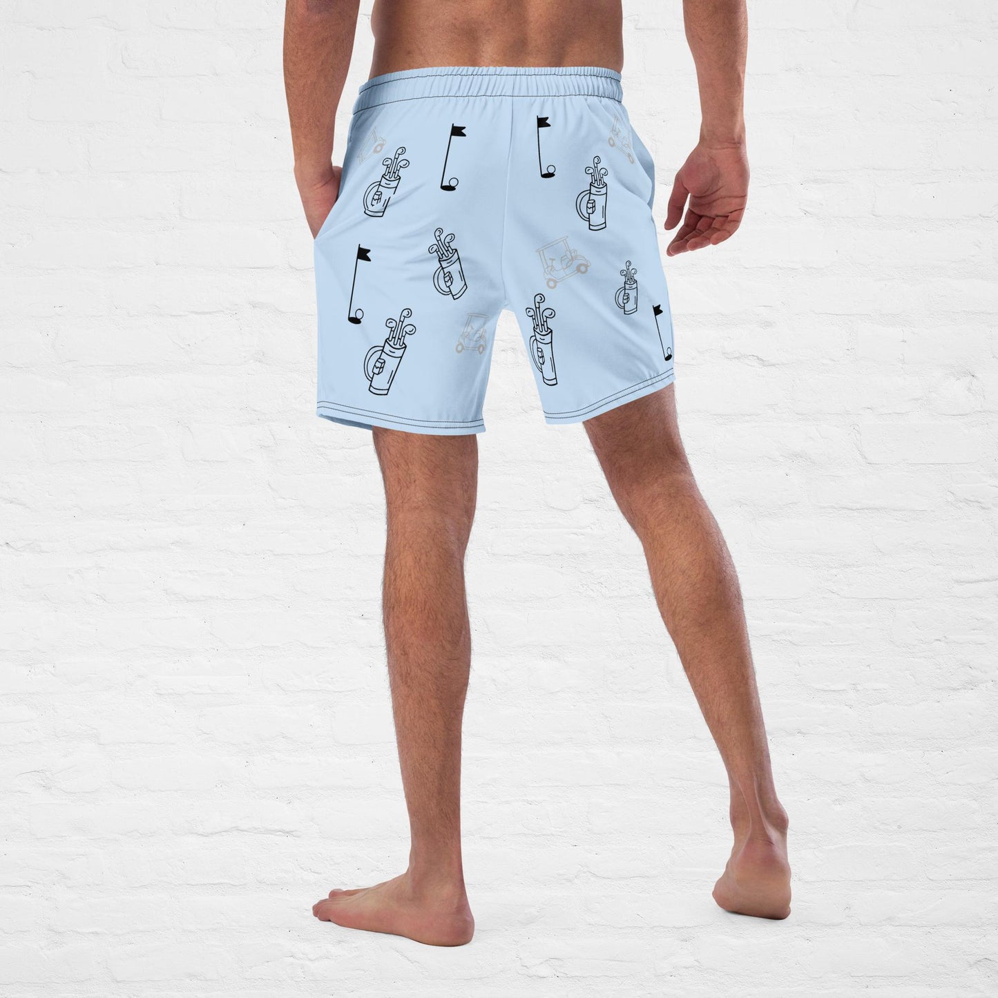 GENTS Golf swim trunks (Light Blue)