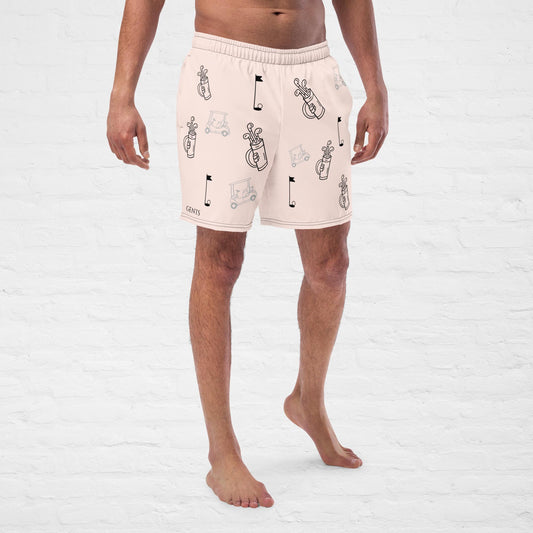 GENTS Golf Swim Trunks (Rose)